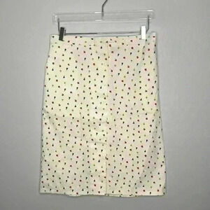 Vintage Madison Button Down Fruit Pencil Skirt Size 8